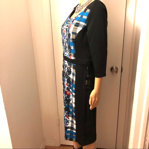Nicole by Nicole Miller ponte dress size large - Picture 6 of 6